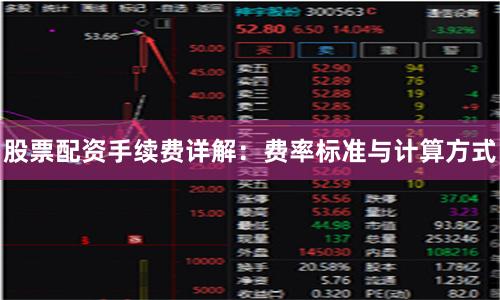 股票配资手续费详解：费率标准与计算方式